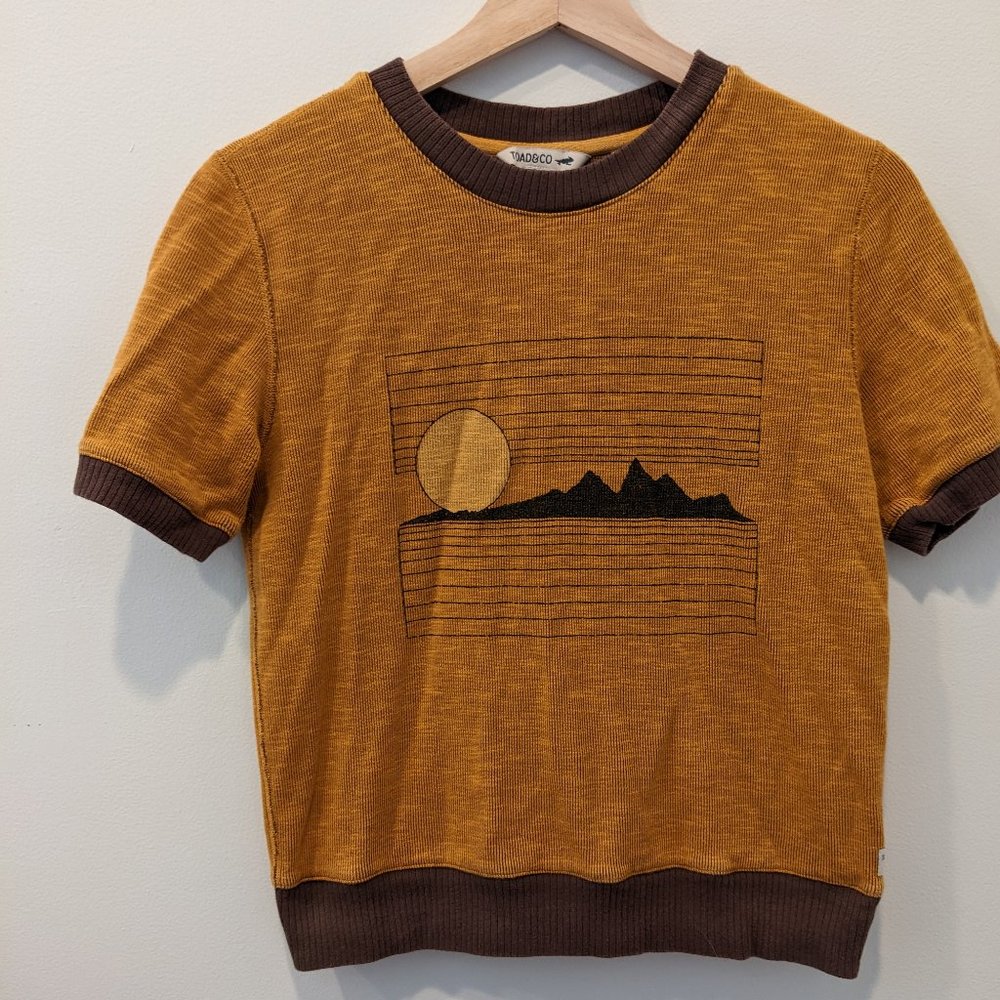 Sunrise Ringer Sweater Tee by Toad&Co